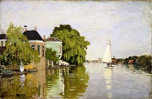 Claude Monet - Landschap in Zaandam - 1871