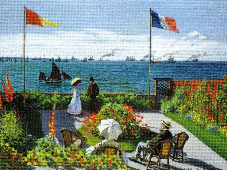 Claude Monet - Tuin in Sainte-Adresse