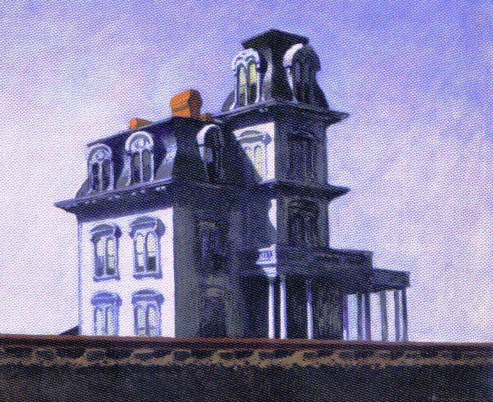 Edward Hopper - Huis aan de spoorweg - 1925